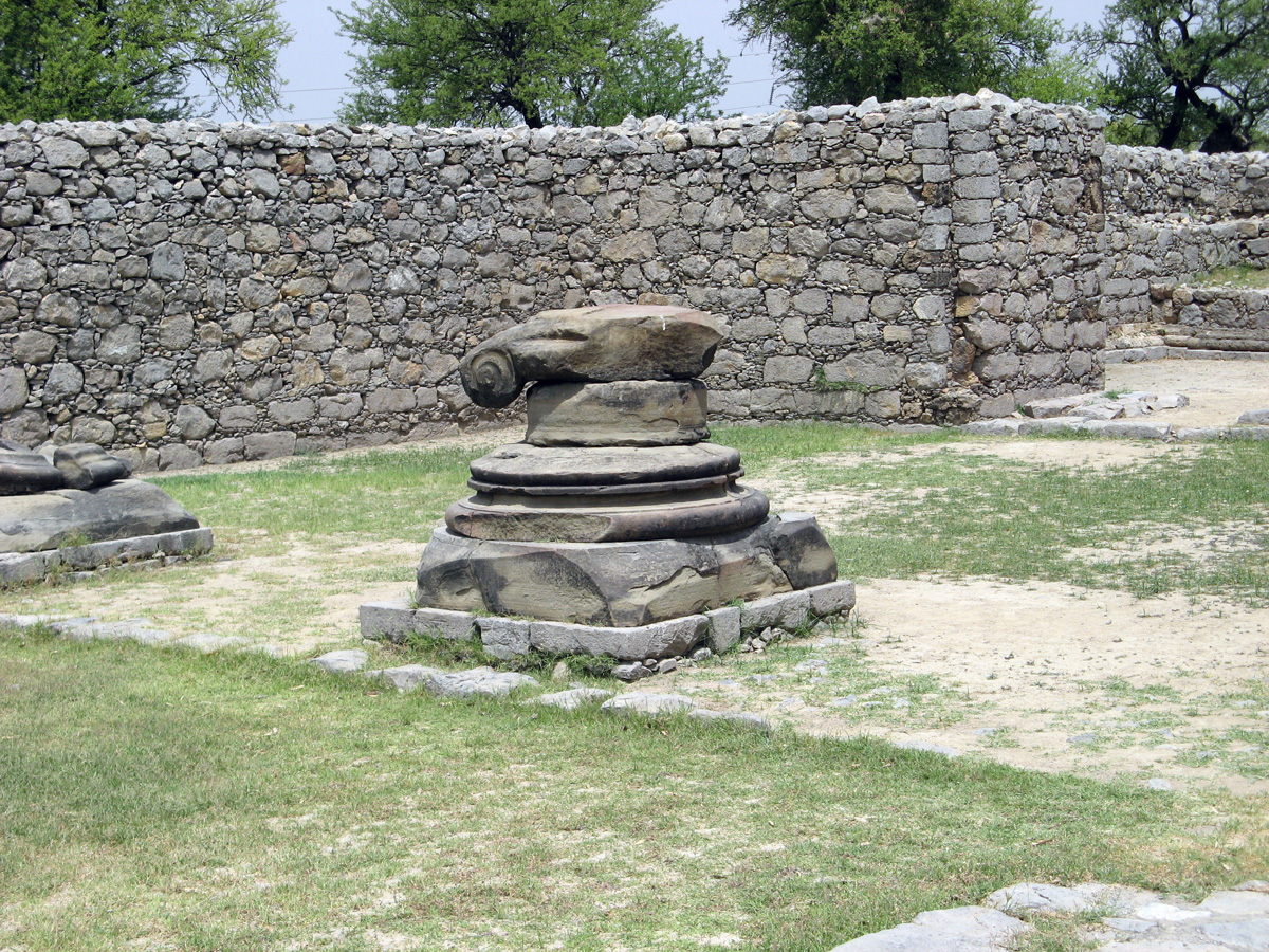 Taxila, Taxila: Jandial Temple Fragments of Ionian column.