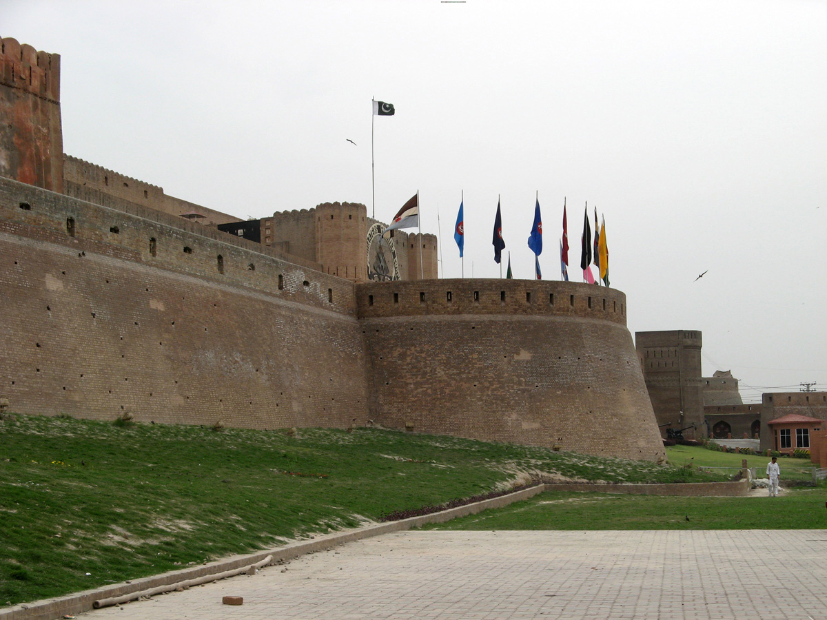 Peshawar, Bala Hissar Headquarters of the Pakistani Frontier Corps.