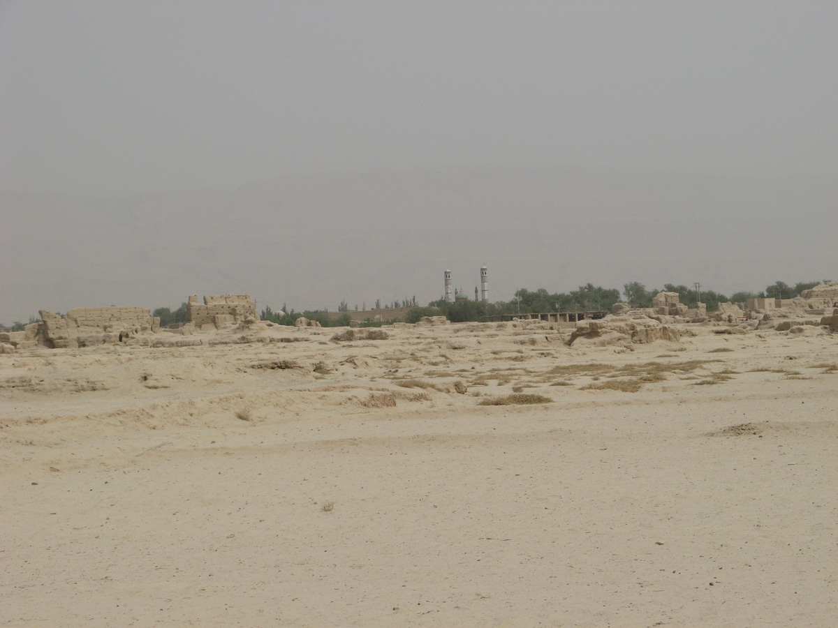 Around Turpan, Gaochang Acres of Ruins.