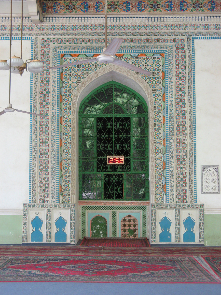 Kashgar, Id Kah Mosque With clock.