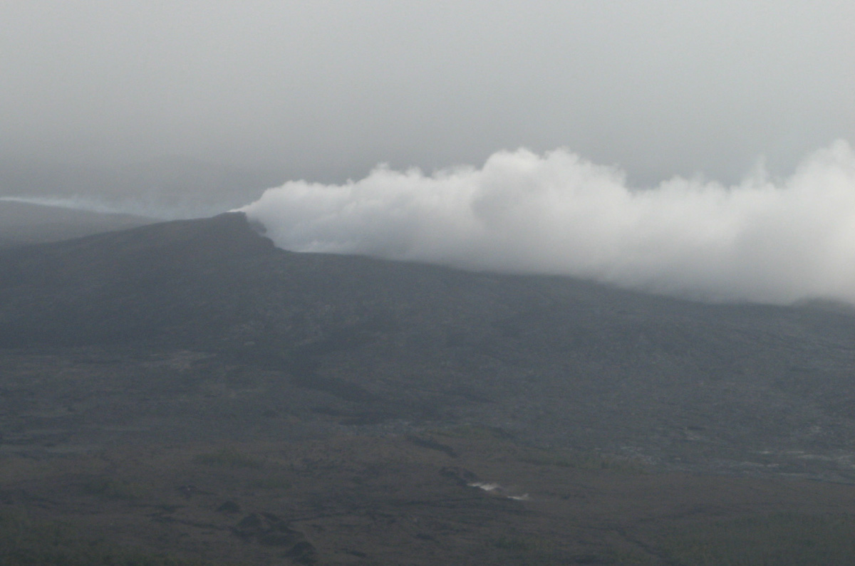 Hawaii 2008, Pu`u `O`o vent From Helicopter