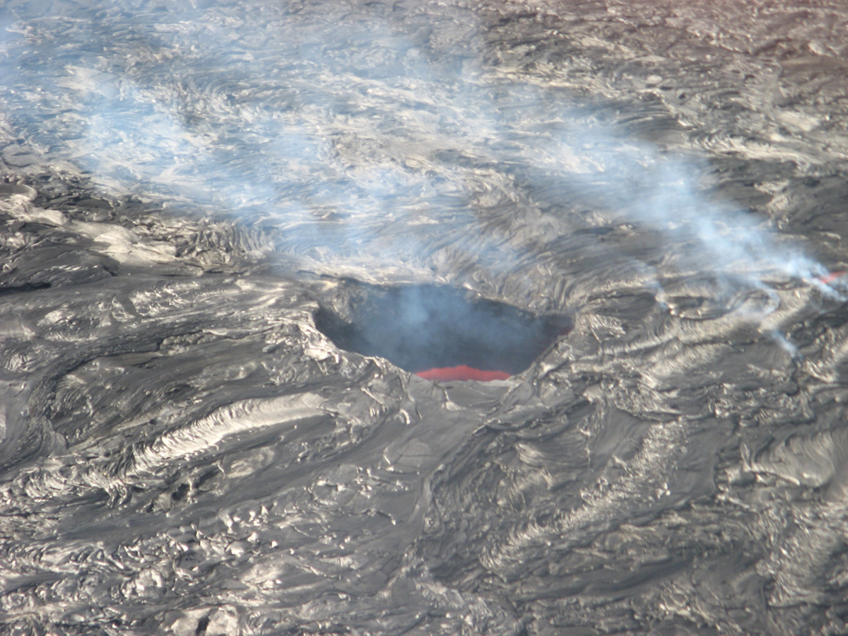 Hawaii 2008, Pu`u `O`o vent lava