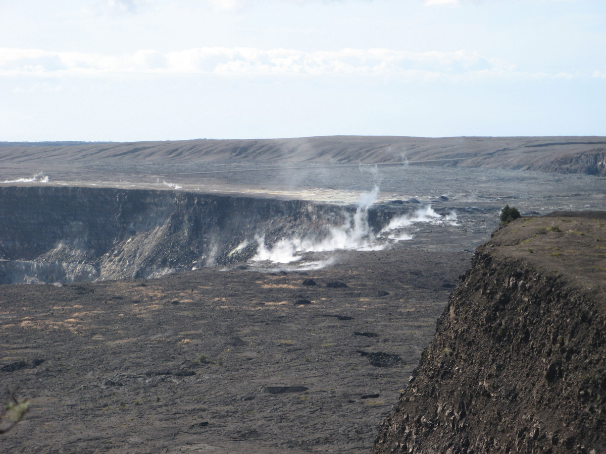 Hawaii 2008, Kilauea caldera
