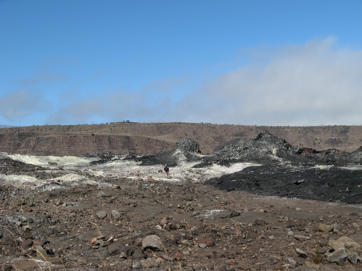 Hawaii 2008, Within Kilauea caldera