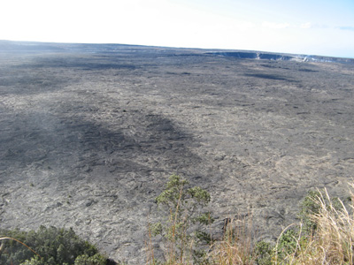 Looking across Kilauea caldera, Hawaii 2008
