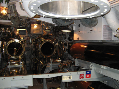 USS Bowfin Torpedo tubes., Hawaii 2008
