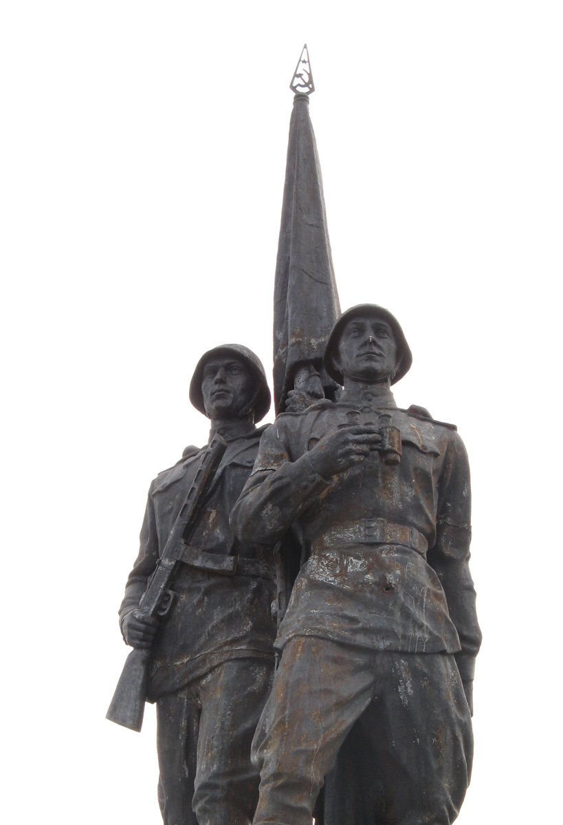 Vilnius 2008, Soviet WWII Troops On the Green Bridge.