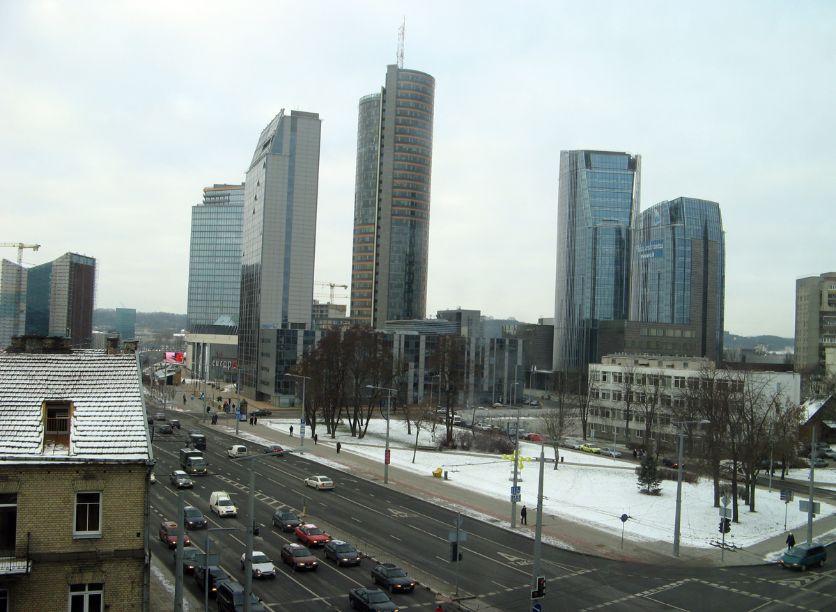 Vilnius 2008, New Business District Skyline