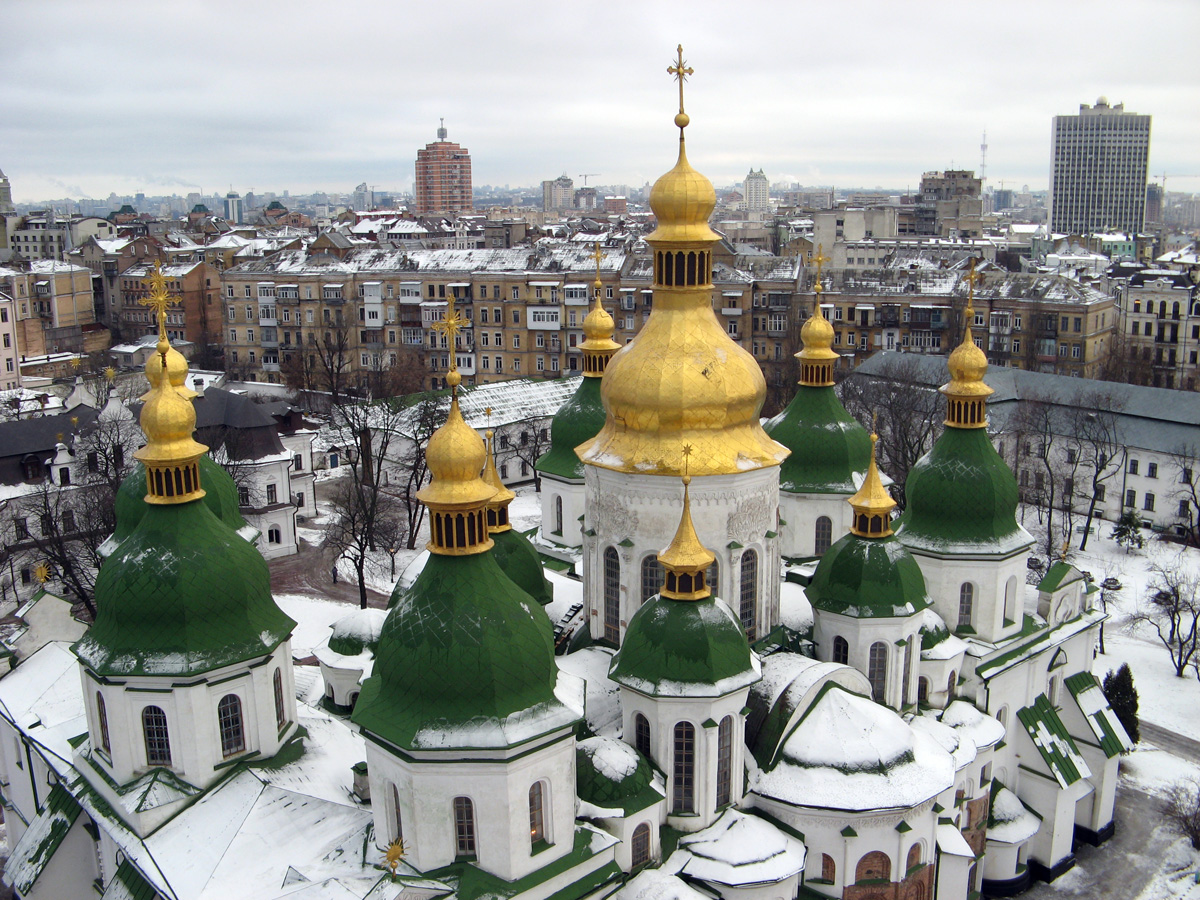 Kiev, St Sophias (11th c.) From Bell Tower