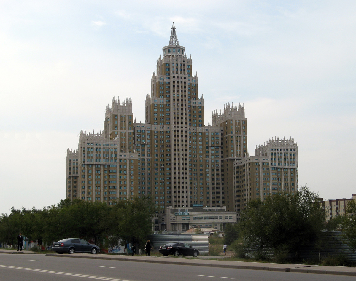 Astana, Neo-Stalinist Towers