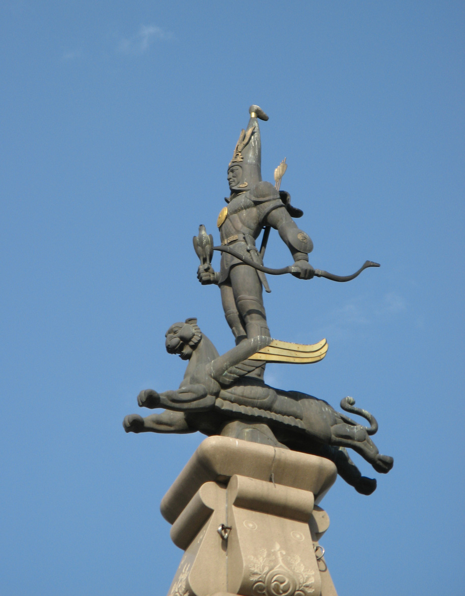 Almaty, Golden Man, Republic Square