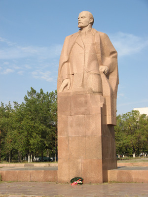 Lenin in Karaganda, Kazakhstan 2008