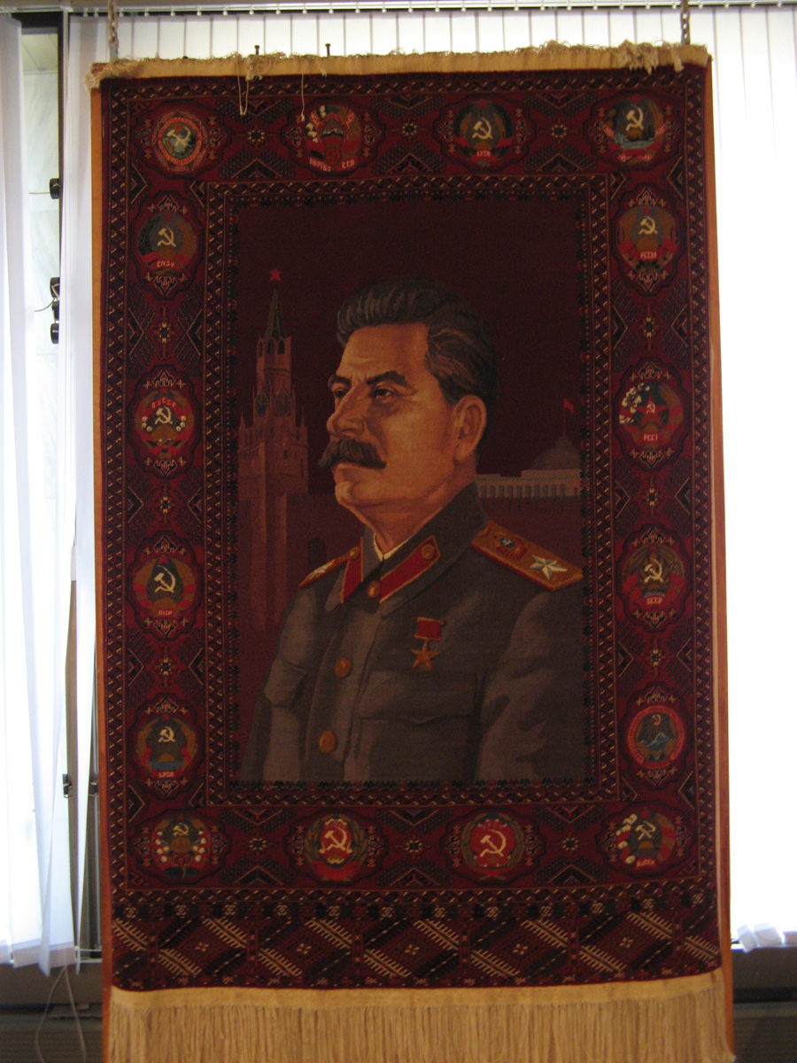 Bishkek, Stalin only rates a carpet...