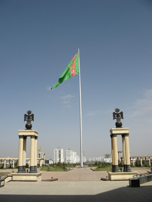 133 m (436 ft) flagpole, Ashgabad, Turkmenistan 2008