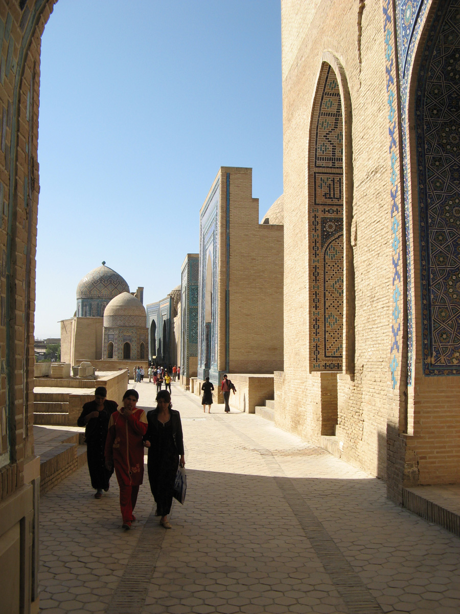Samarkand, Shah-i Zinda Avenue of Mausoleums
