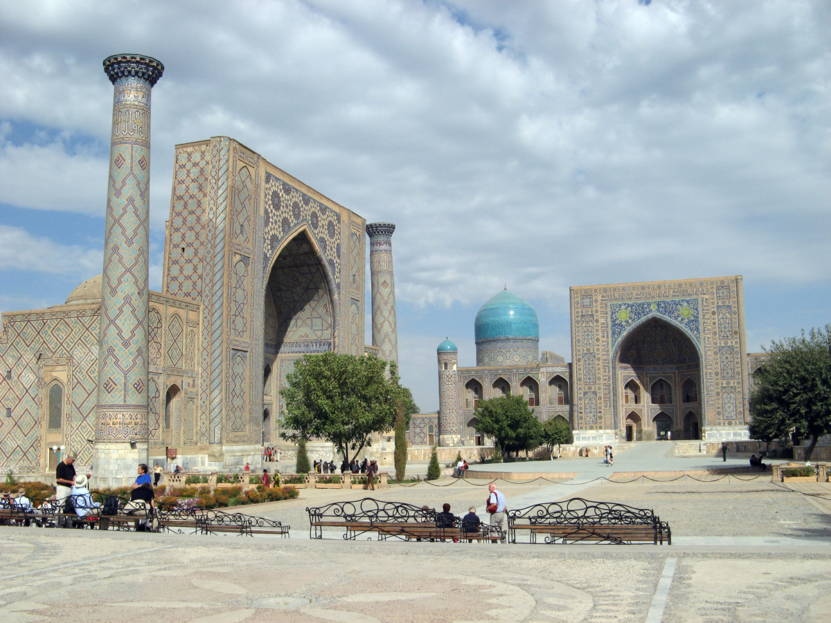 Samarkand, Registan West & North