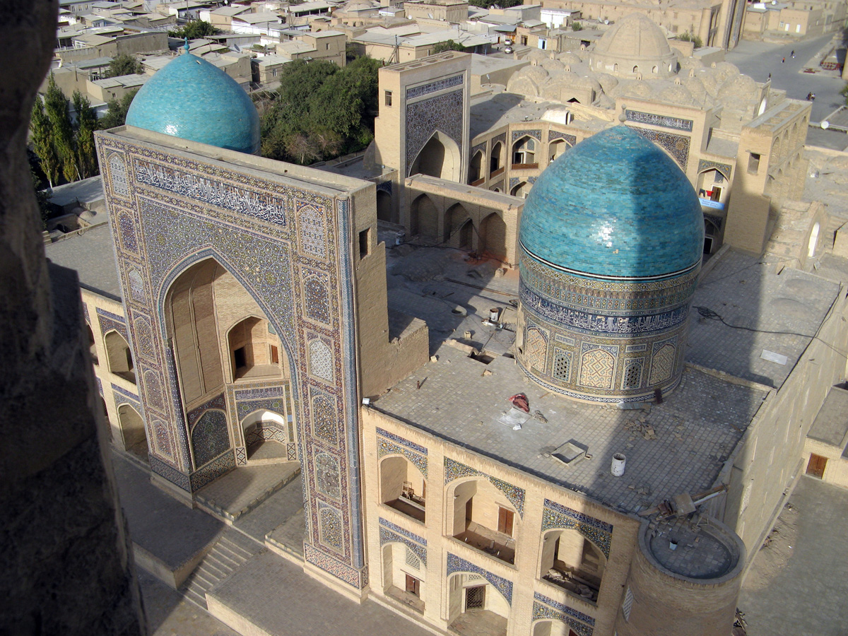 Bukhara, Mir-i-Arab Medressa (from Kalon minaret)