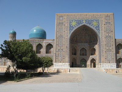 Tilla-Kari Medressa (Registan North.  ~1660), Samarkand, Uzbekistan 2008