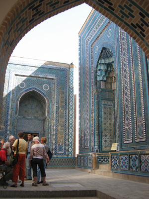 Shah-i Zinda Avenue of Mausoleums, Samarkand, Uzbekistan 2008