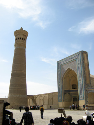 Kalon Minaret + Mosque 47 m.  ~1127, Bukhara, Uzbekistan 2008