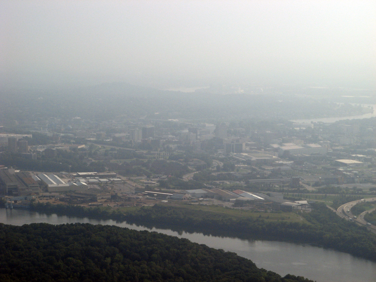 Chattanooga, Chattanooga from Lookout Mountain