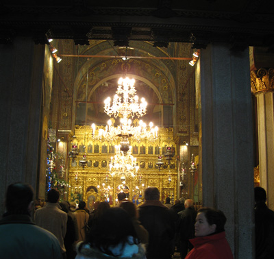Patriarchal Cathedral Interior, Bucharest, 2009 Balkans