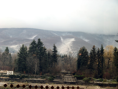 Hills behind History Museum, Sofia, 2009 Balkans