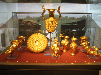National History Museum 4th c. b.c. gold hoard, Sofia, 2009 Balkans