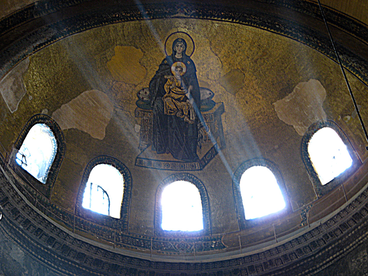 Hagia Sophia, Mother-and-Child over altar