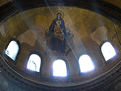 Mother-and-Child over altar, Hagia Sophia, Istanbul 2009