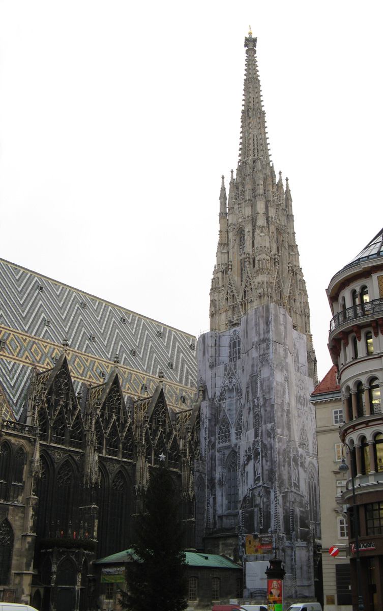 Vienna, St Stephen;s Cathedral (14th c. ++) South Tower under restoration