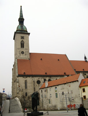 St Martin's Cathedral (14th c. ++), Bratislava, 2009 Middle Europe
