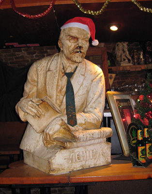 Lenin at the KGB Bar, Bratislava, 2009 Middle Europe