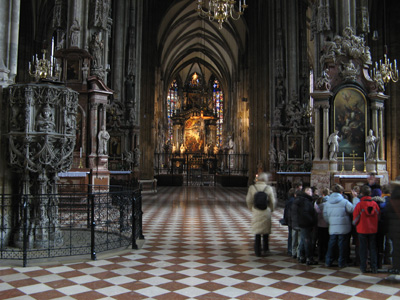 St Stephen's interior, Vienna, 2009 Middle Europe