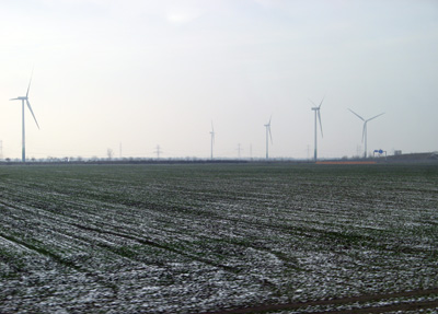 North Hungary: Wind Farm, Budapest, 2009 Middle Europe