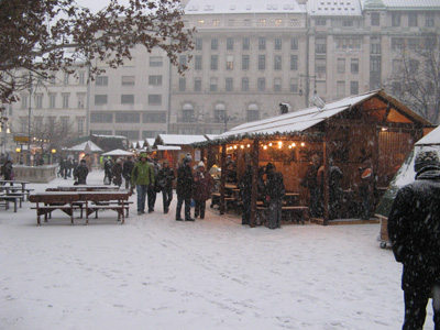 Christmas Market, Budapest, 2009 Middle Europe