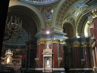 St Stephen's Basilica Interior, Budapest, 2009 Middle Europe
