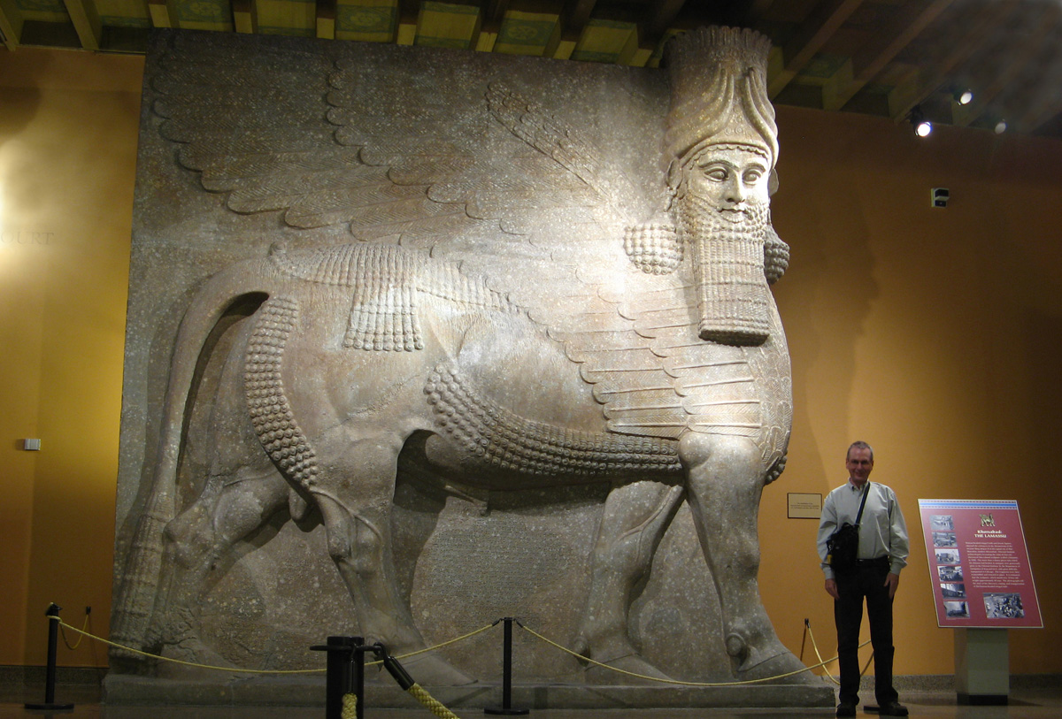 Oriental Institute, Khorsabad Lamasu ~710 bc