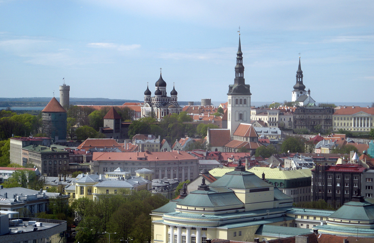Tallinn, Old City view From the Radisson.