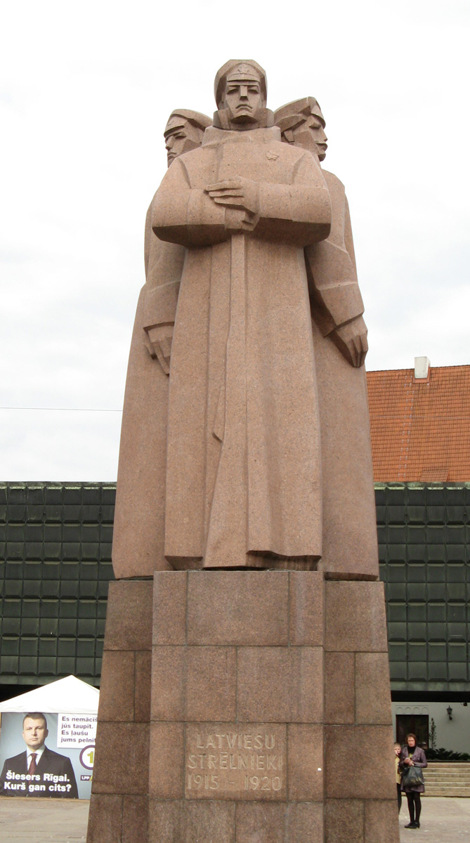 Riga, Latvian Riflemen memorial