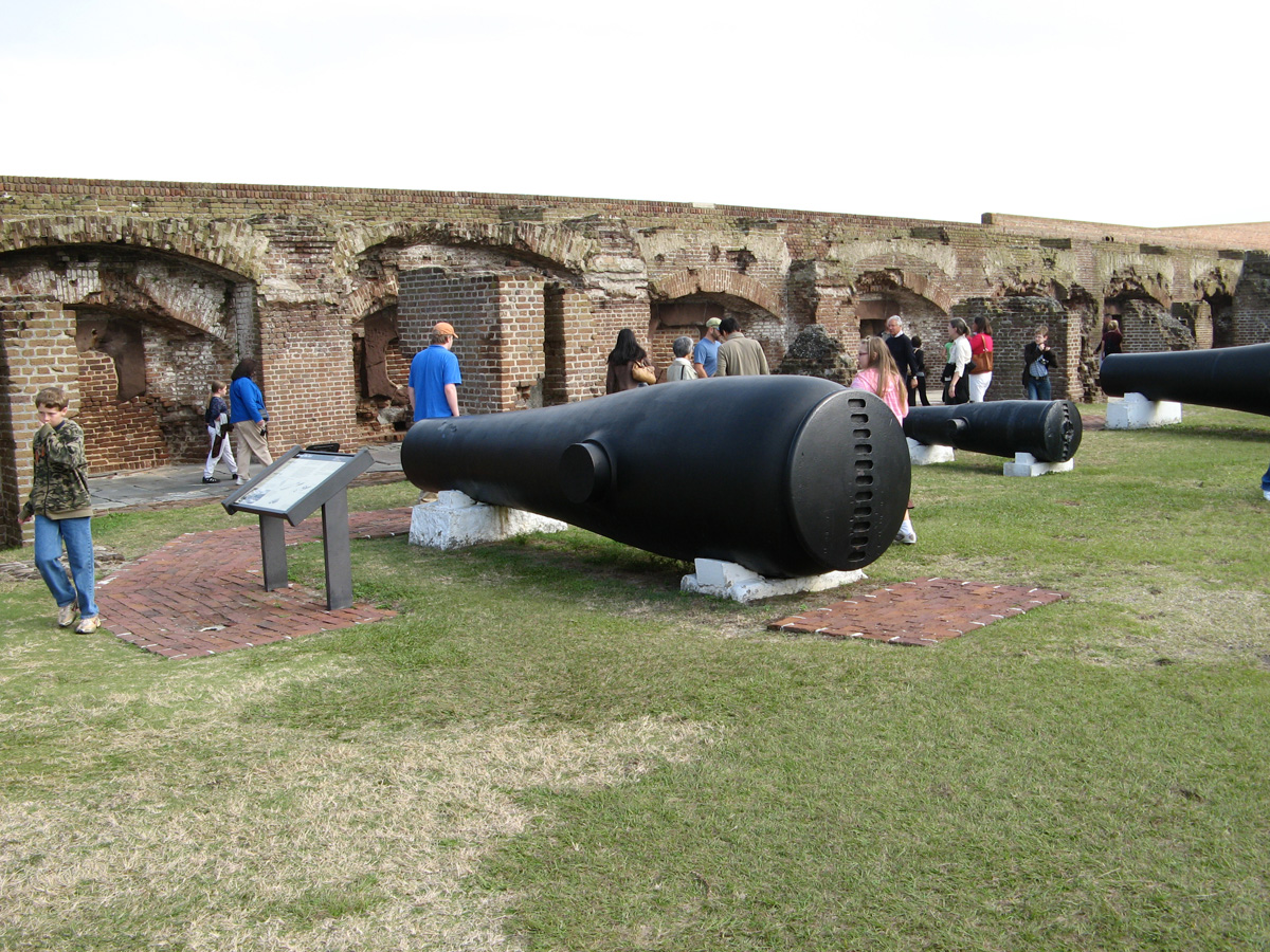 Charleston 2009, Fort Sumter: Assorted Cannon Fort Sumter: Assorted Cannon