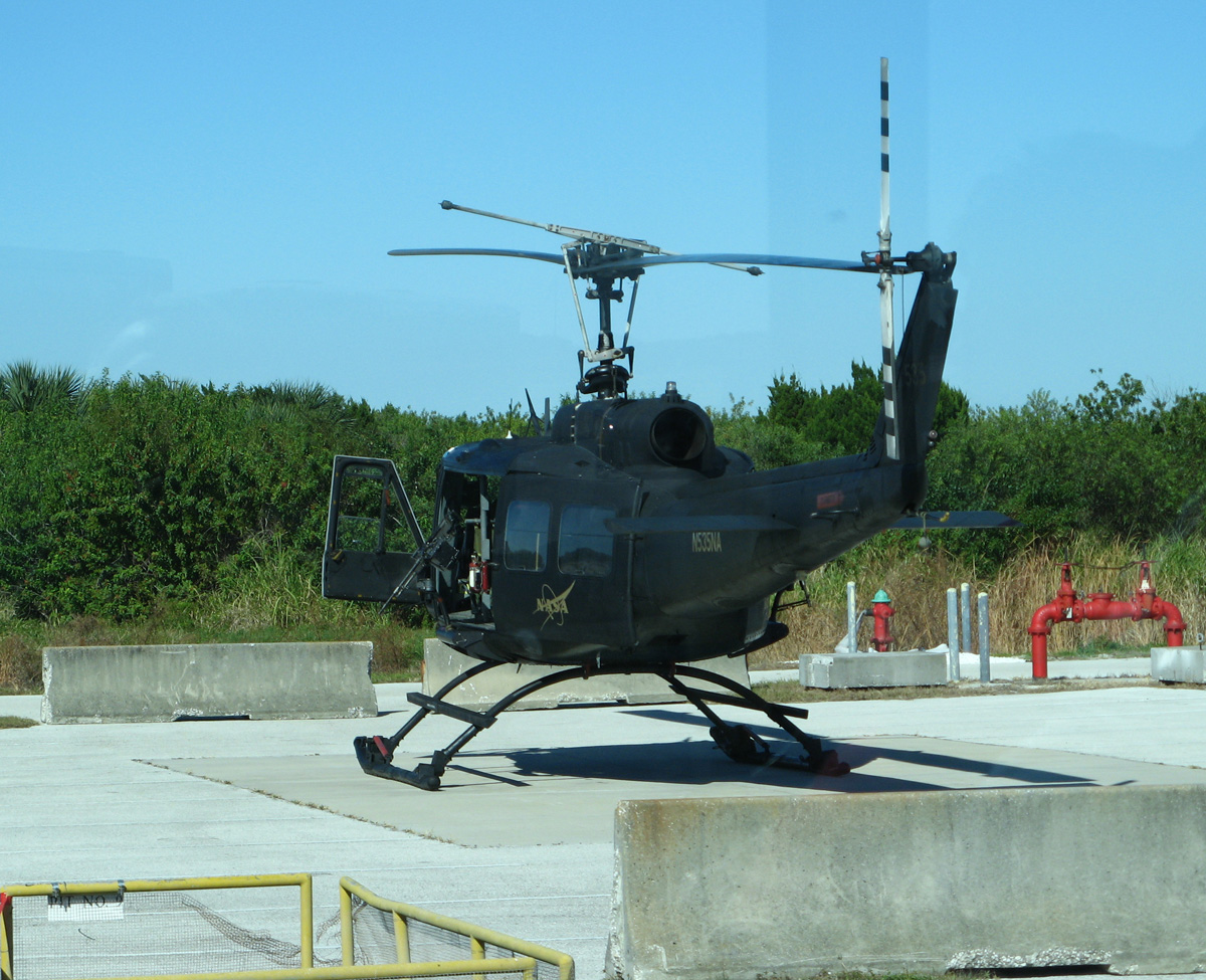 NASA Up-Close Tour, Official NASA black helicopter