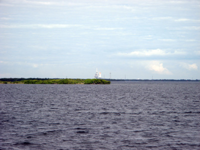 A matchstick, off in the distance., Atlantis STS-129 Launch, Kennedy Space Center 2009