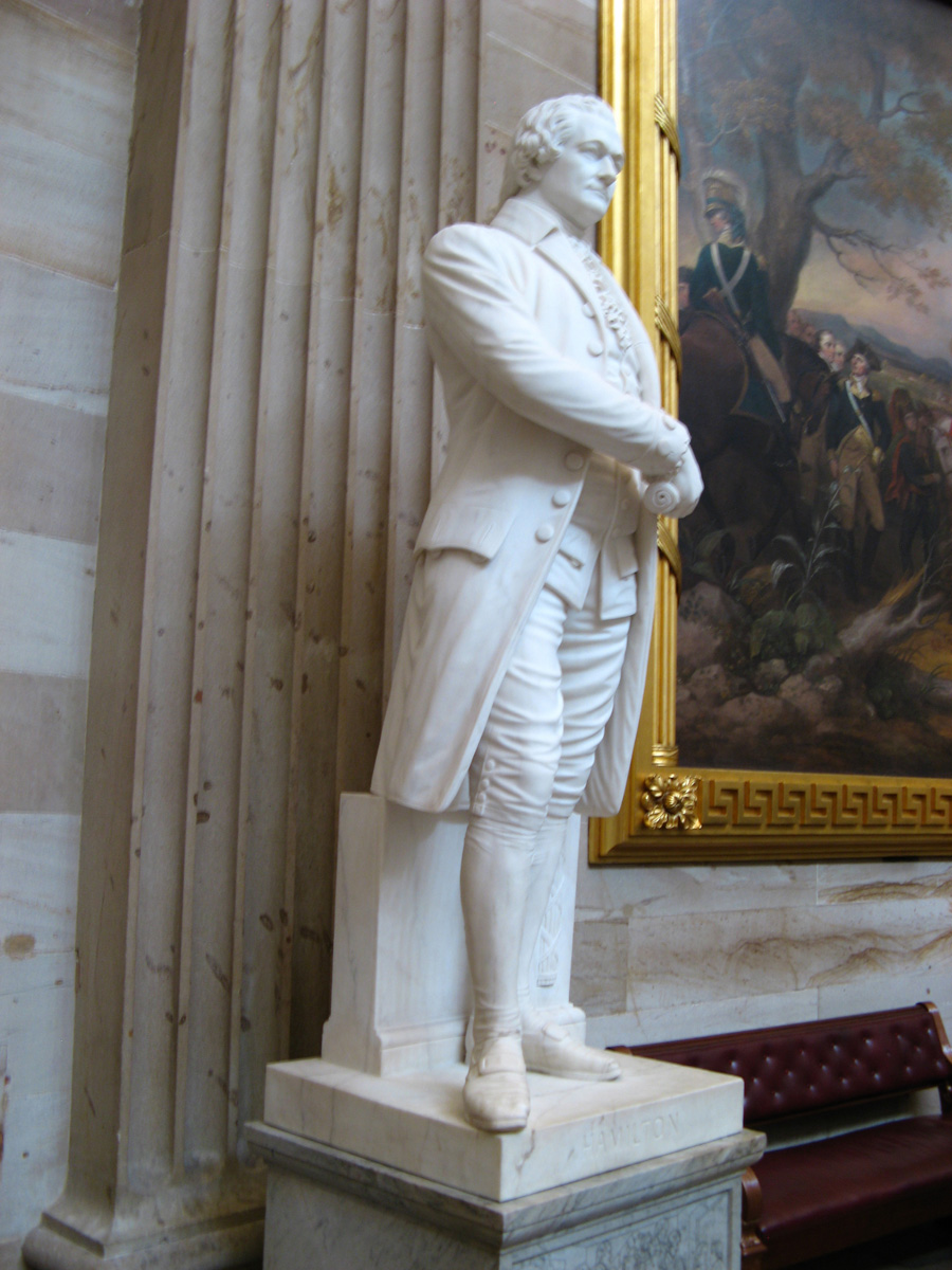 US Capitol, Alexander Hamilton In Capitol Rotunda