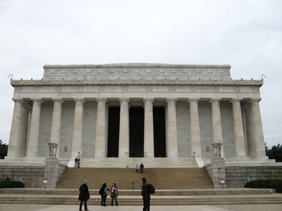 Lincoln Monument, Monuments, Washington D.C. 2009