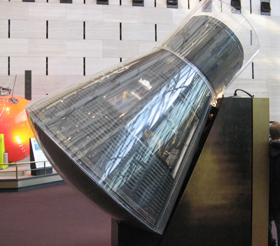 John Glenn's Mercury Capsule, Smithsonian, Washington D.C. 2009