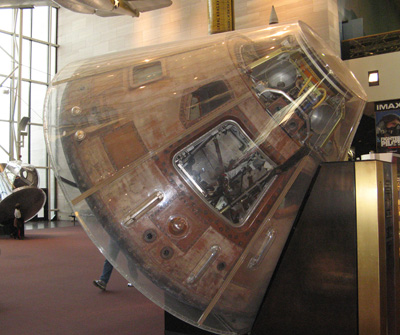 The Apollo 11 Command Module, Smithsonian, Washington D.C. 2009