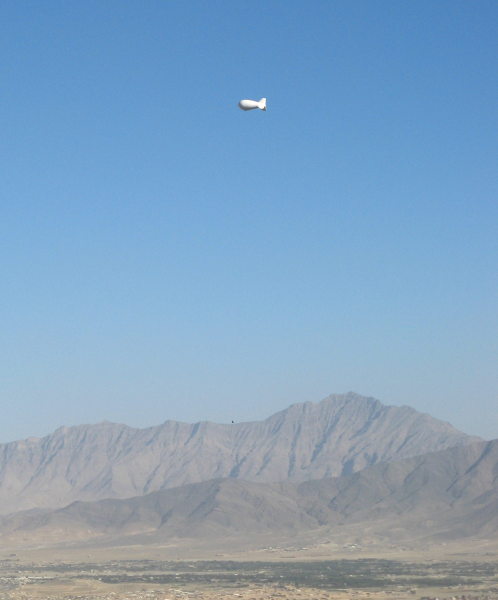 Kabul, Surveillance tethered dirgible