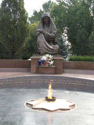 Grieving Mother WWII Memorial, Tashkent, Uzbekistan & Tajikistan 2009