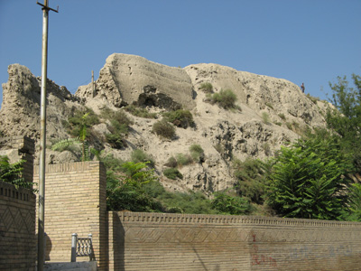 Old Citadel With watching soldier., Khojand, Uzbekistan & Tajikistan 2009